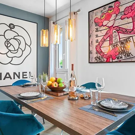 Beautiful Modern And Design Accommodation, Old Lägenhet Antibes